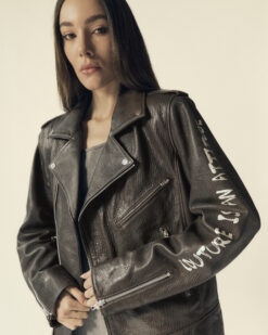 Oversized Couture is an attitude leather jacket