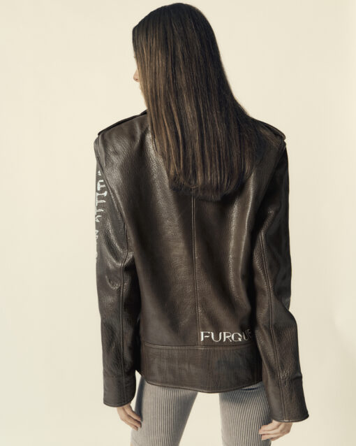 Oversized Couture is an attitude leather jacket