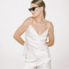 SIlk top with straps & pants
