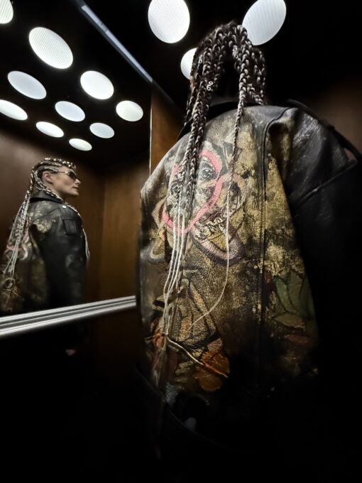 FURQUE x Martin Saar leather jacket