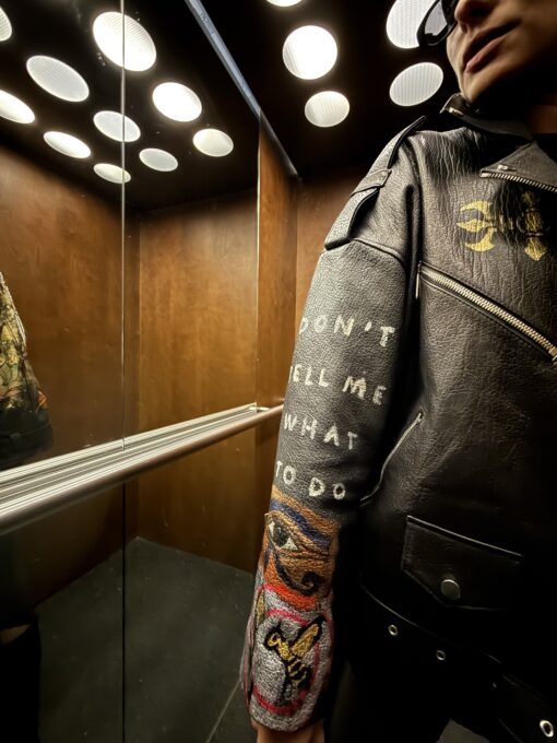 FURQUE x Martin Saar leather jacket